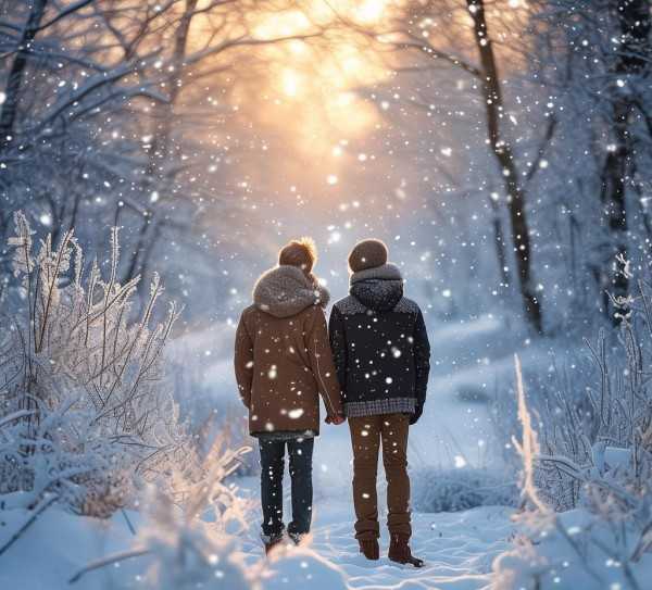 雪中浪漫，冬日恋歌里的雪景诗意