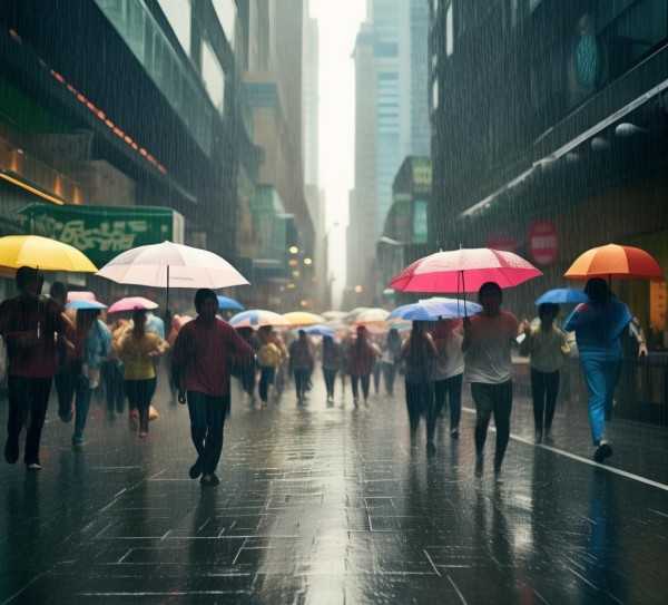 雨中都市交响乐章