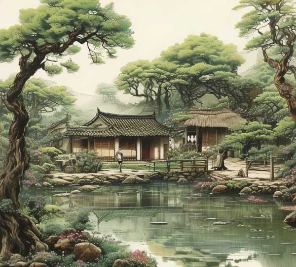 陶渊明归园田居原文深度解读，隐逸家园的悠然生活