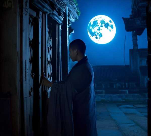 禅意邂逅，僧敲月下门的千古佳话